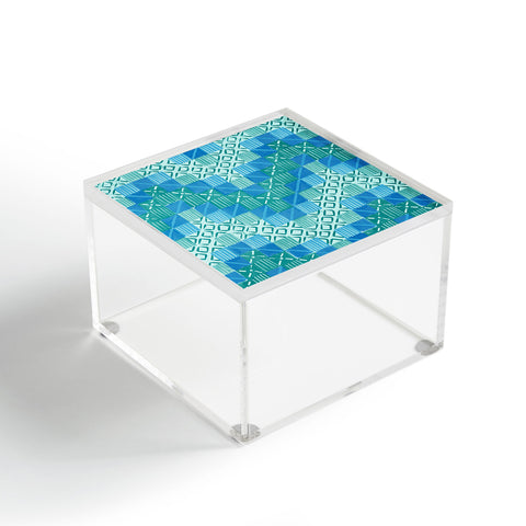 Jacqueline Maldonado Ultra Steady Blue Green Acrylic Box