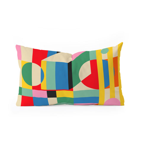 Jen Du Architects Oblong Throw Pillow