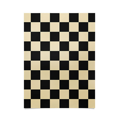 Jen Du Classy Checkerboard Poster