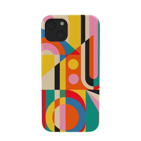 Jen Du Colorful Geometrics Phone Case