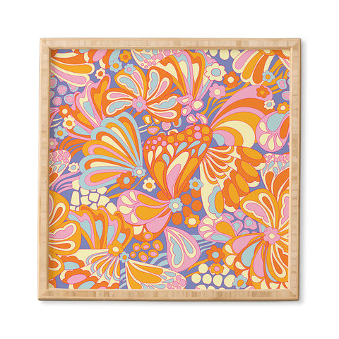 Jenean Morrison Abstract Butterfly Lilac Framed Wall Art