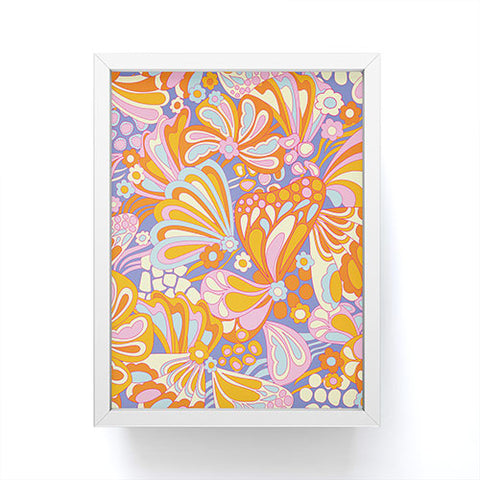 Jenean Morrison Abstract Butterfly Lilac Framed Mini Art Print