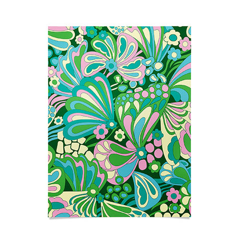 Jenean Morrison Abstract Butterfly Poster