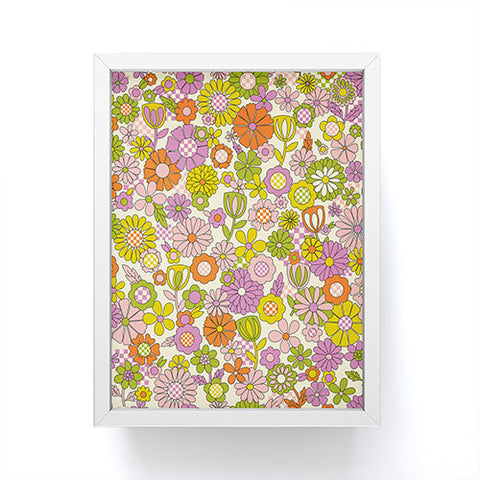 Jenean Morrison Checkered Past in Pink Framed Mini Art Print