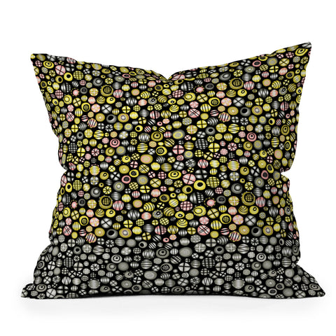 Jenean Morrison Dot To Dot Outdoor Throw Pillow