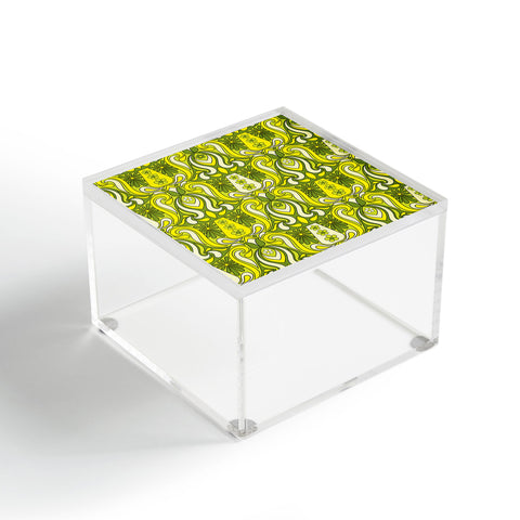 Jenean Morrison Mushroom Lamp Lemon Lime Acrylic Box