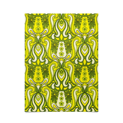 Jenean Morrison Mushroom Lamp Lemon Lime Poster