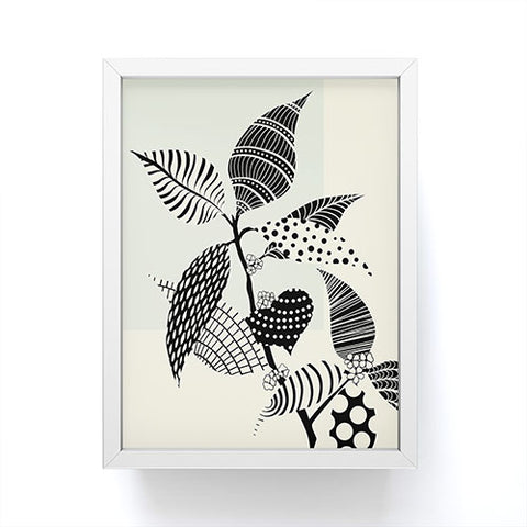 Jenean Morrison Patterned Plant 07 Framed Mini Art Print