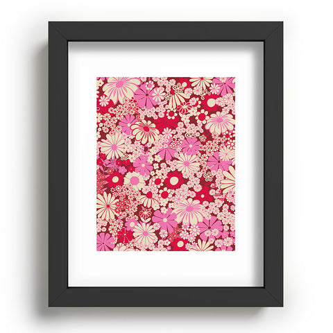 Jenean Morrison Peg in Red and Pink Recessed Framing Rectangle