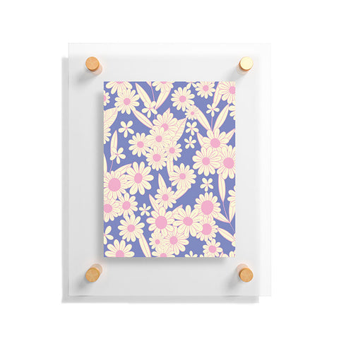 Jenean Morrison Simple Floral Lilac Floating Acrylic Print