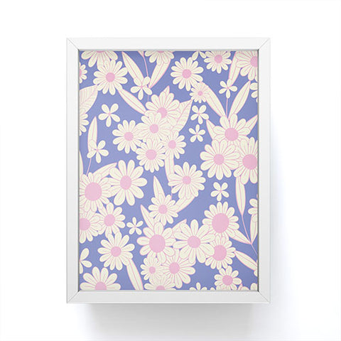 Jenean Morrison Simple Floral Lilac Framed Mini Art Print