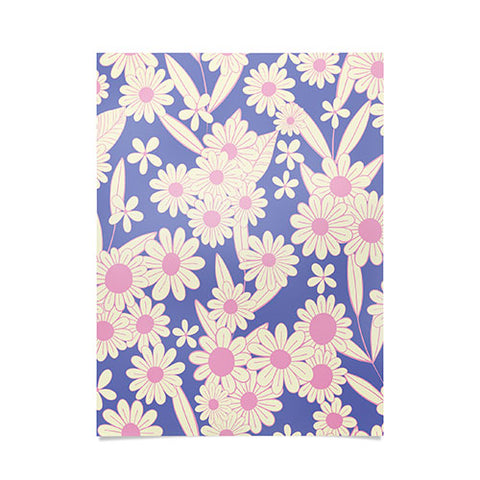 Jenean Morrison Simple Floral Lilac Poster