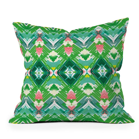 Jenean Morrison Tropical Holiday Outdoor Throw Pillow