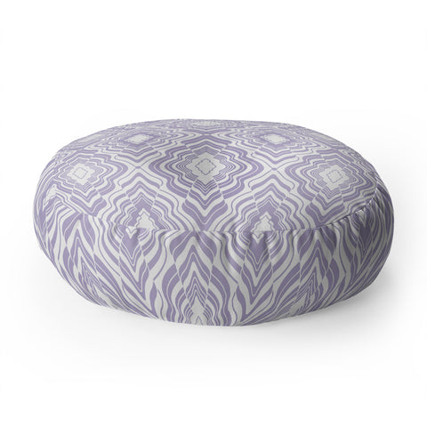 Jenean Morrison Wave of Emotions Lilac Floor Pillow Round