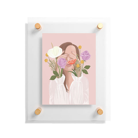 Jenn X Studio Full Bloom I Floating Acrylic Print