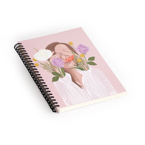 Jenn X Studio Full Bloom I Spiral Notebook