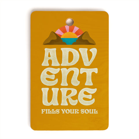 Jessica Molina Adventure Fills Your Soul Cutting Board Rectangle