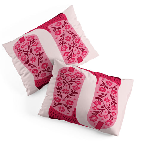 Jessica Molina Cowgirl Boots Hot Pink Pillow Shams