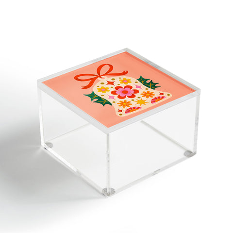 Jessica Molina Retro Christmas Sleigh Bell Acrylic Box