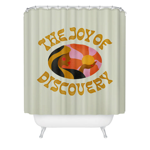 Jessica Molina The Joy of Discovery Shower Curtain
