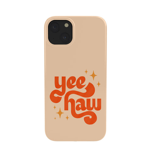 Jessica Molina Yee Haw Orange on Cream Phone Case
