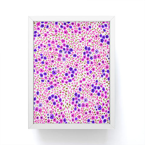 Joy Laforme Azalea In Purple Framed Mini Art Print