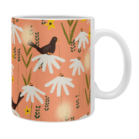 Joy Laforme Blooms of Dandelions and Wild Daisies Coffee Mug