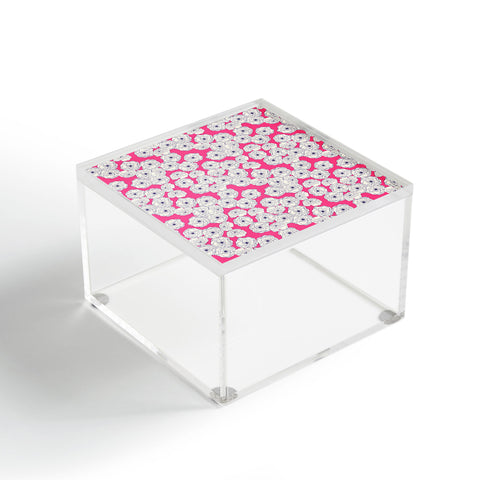 Joy Laforme Floral Sophistication In Pink Acrylic Box