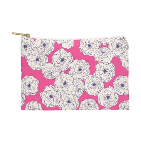 Joy Laforme Floral Sophistication In Pink Pouch