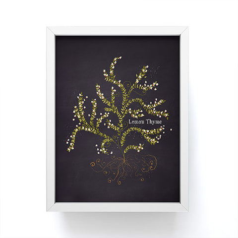 Joy Laforme Herb Garden Lemon Thyme Framed Mini Art Print