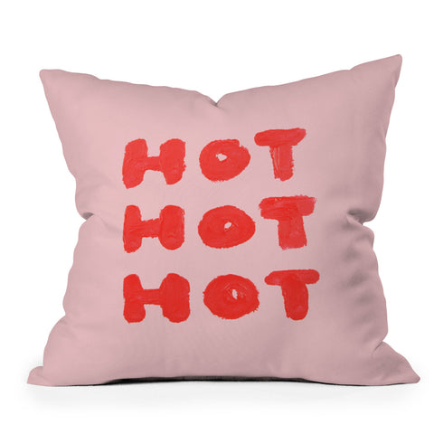Julia Walck Hot Hot Hot Outdoor Throw Pillow