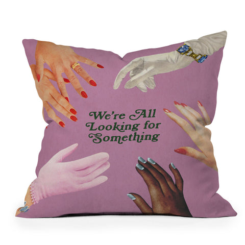 Julia Walck Looking For Something Outdoor Throw Pillow