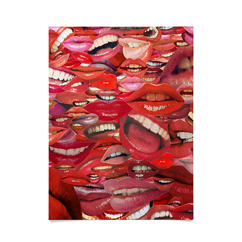 Julia Walck The Word on Everyones Lips Poster