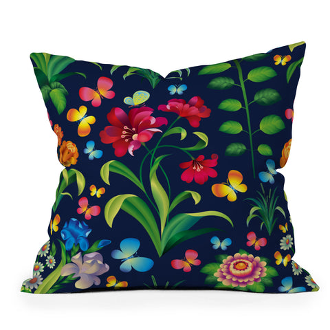 Juliana Curi Forest Alice 1 Outdoor Throw Pillow