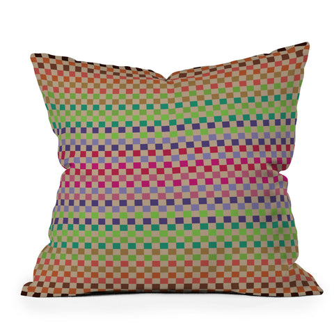 Juliana Curi Pattern Pixel 1 Outdoor Throw Pillow