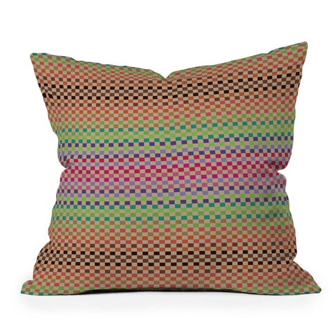Juliana Curi Pattern Pixel 2 Outdoor Throw Pillow