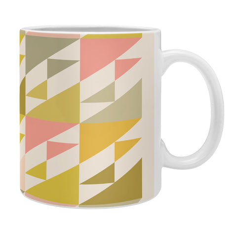 June Journal Geometric 21 in Autumn Pastels Coffee Mug
