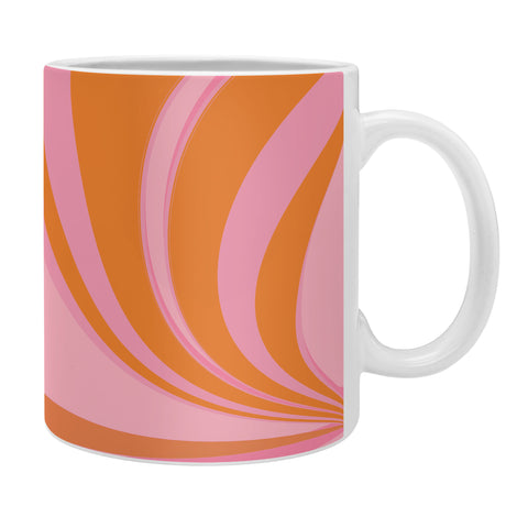 June Journal Groovy Color in Pink and Orange Coffee Mug