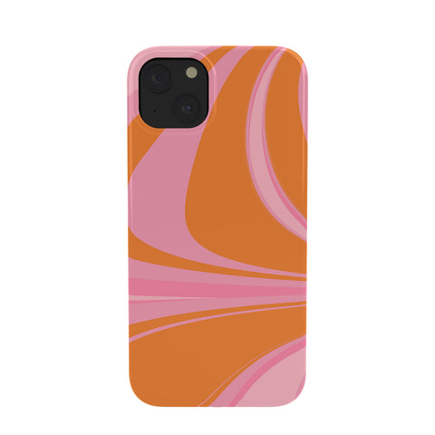 June Journal Groovy Color in Pink and Orange Phone Case