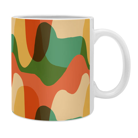 justin shiels Vintage Drip Pattern Coffee Mug