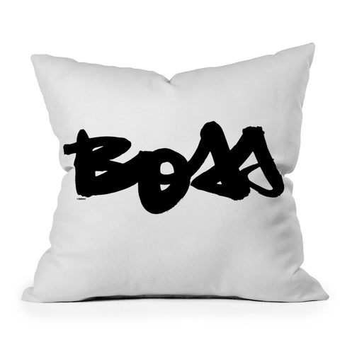 Kal Barteski BOSS Outdoor Throw Pillow