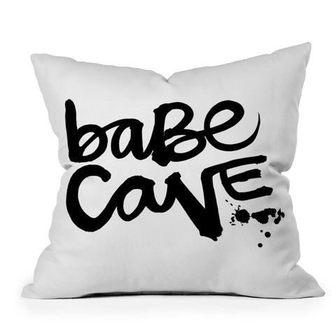 Kal Barteski The Babe Cave Outdoor Throw Pillow