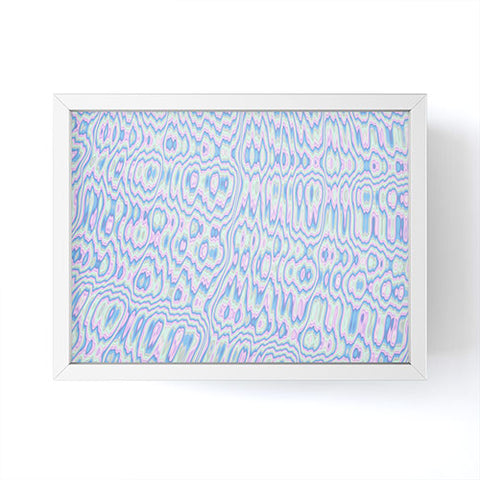 Kaleiope Studio Boho Pastel Ripple Pattern Framed Mini Art Print