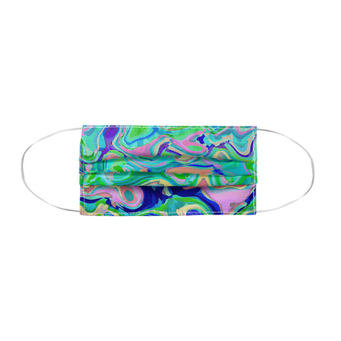 Kaleiope Studio Groovy Swirly Colorful Blobs Face Mask