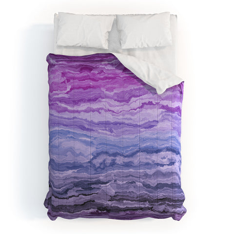 Kaleiope Studio Jewel Tone Marbled Gradient Comforter