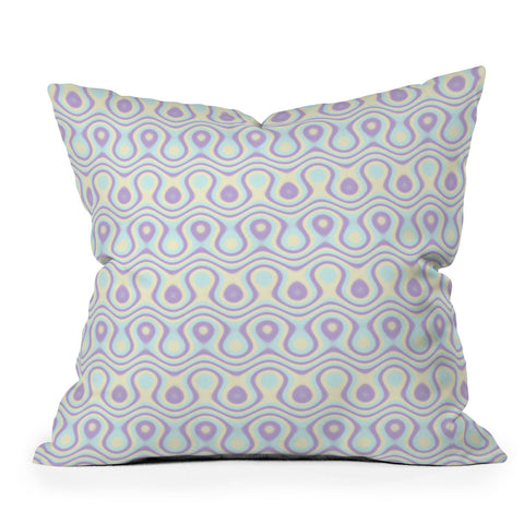 Kaleiope Studio Modern Colorful Funky Pattern Outdoor Throw Pillow