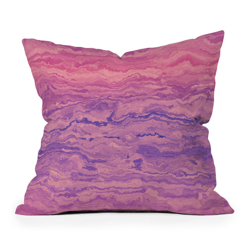 Kaleiope Studio Muted Marbled Gradient Outdoor Throw Pillow