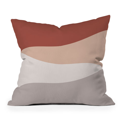 Kelly Haines Desert Waves Outdoor Throw Pillow
