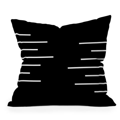 Kelly Haines Geometric Stripes Outdoor Throw Pillow