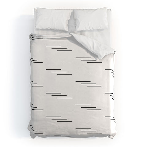 Kelly Haines Minimal Lines Duvet Cover